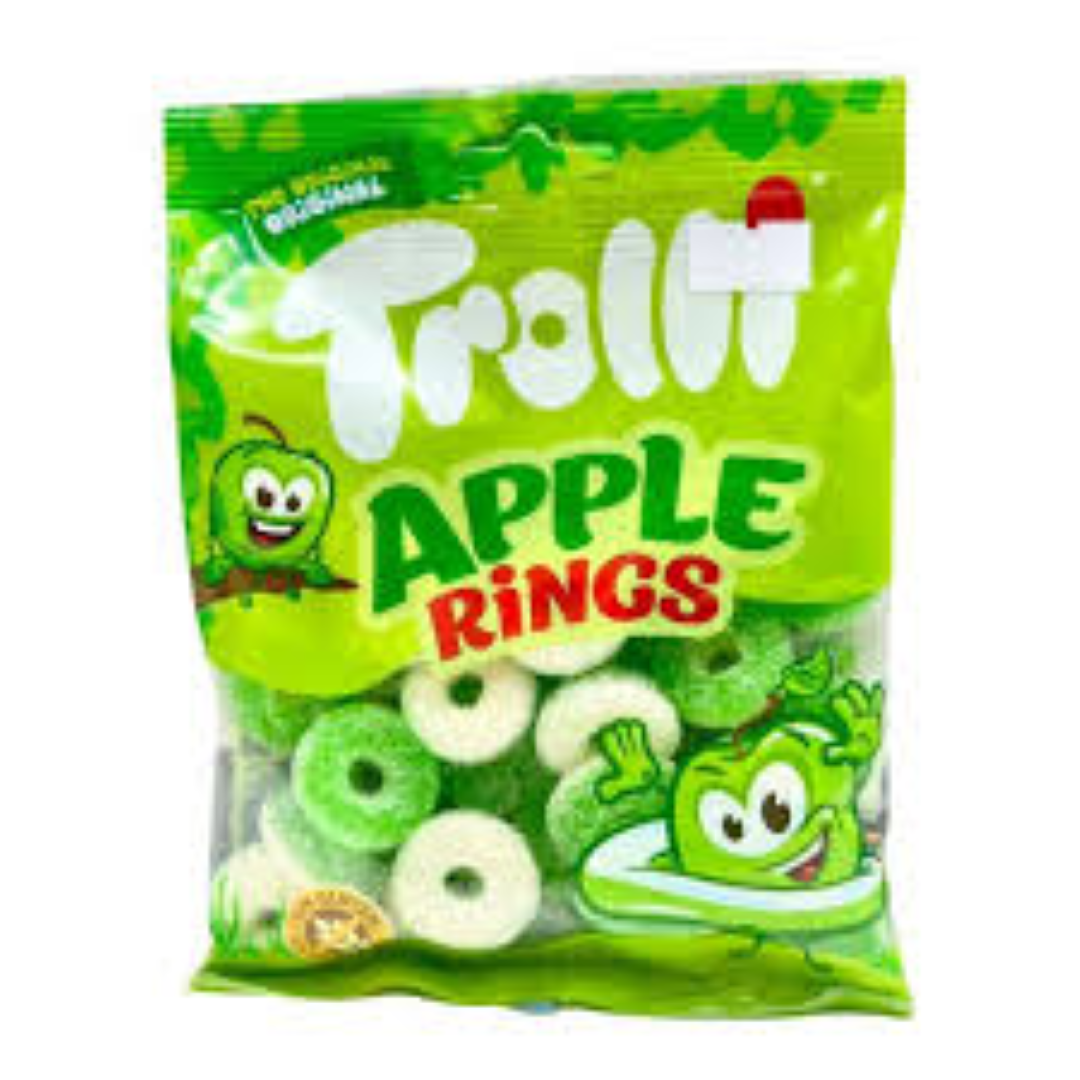 TROLLI APPLE RINGS 100G